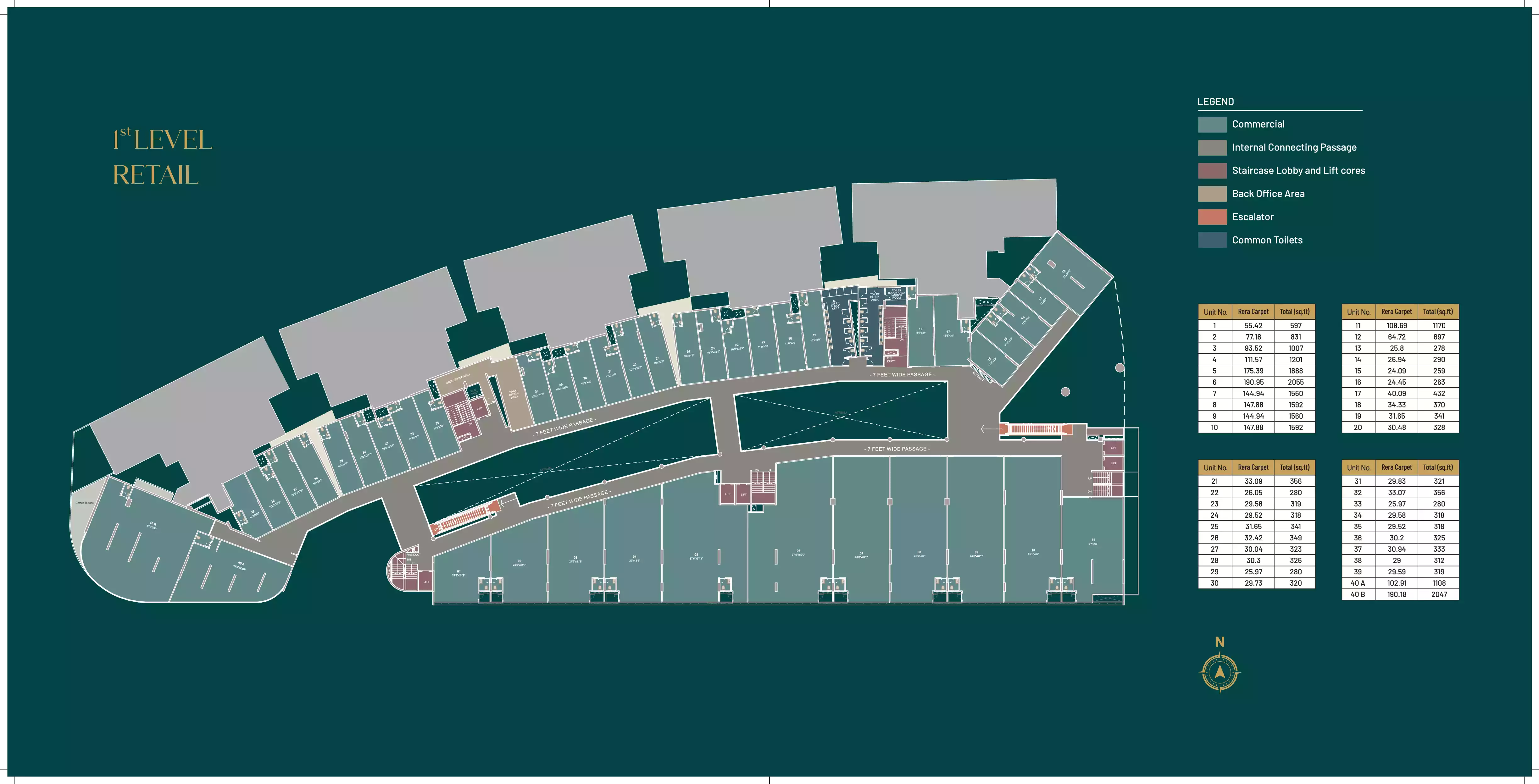 4.5 BHK Floor Plan - Artistic Representation